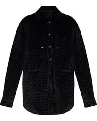 Vivienne Westwood - Logo-Appliqué Quilted Velvet Jacket - Lyst