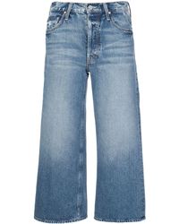 Mother Vaqueros capri rectos Tomcat - Azul