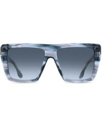 Victoria Beckham - Rectangle-Frame Sunglasses - Lyst