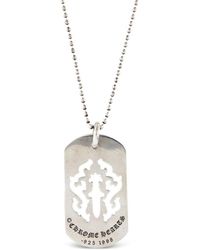 Chrome Hearts - Cut-Out Cross Dog-Tag Pendant Necklace - Lyst