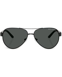 ARMANI EXCHANGE - Pilot-Frame Sunglasses - Lyst