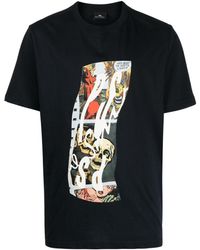 PS by Paul Smith - Graphic-print Cotton T-shirt - Lyst