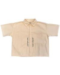 Astrum - Rivet-Embellished Logo-Print Shirt - Lyst