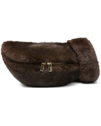 Max & Moi - Logo-Engraved Curved Satchel - Lyst