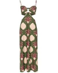 Johanna Ortiz - Jungle Geometry Midi Dress - Lyst