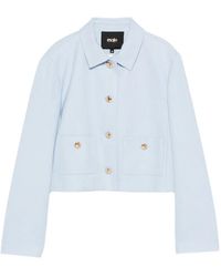 Maje - Front-Pocket Button-Fastening Jacket - Lyst