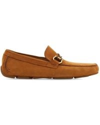 Ferragamo - Gancini Ornament Driver Loafers - Lyst