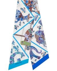 Ferragamo - Fular con motivo floral - Lyst