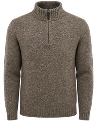 Moorer - Fedro Half-Zip Sweater - Lyst