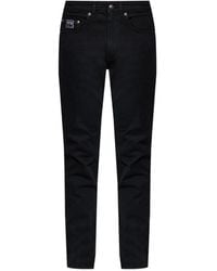 Versace Jeans Couture - Logo Patch Jeans - Lyst