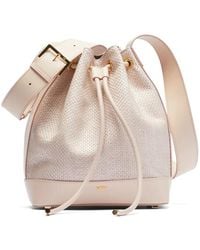 N°21 - Woven Raffia Bucket Bag - Lyst