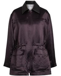 Maria McManus - Drawstring Satin Jacket - Lyst