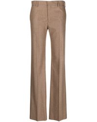 Filippa K - Checked Straight-leg Tailored Trousers - Lyst