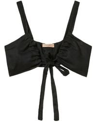 Twinset - Linen Top - Lyst