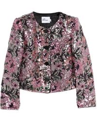 Self-Portrait - Sequined Jacket - Lyst