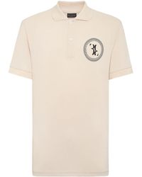 Billionaire - Logo-Embroidered Cotton Polo Shirt - Lyst