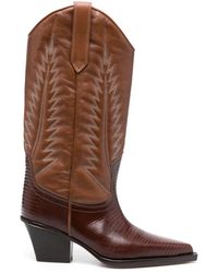 Paris Texas - Rosario 70mm Western Leather Boots - Lyst