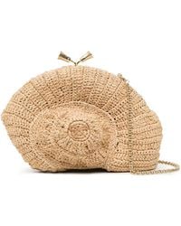 Anya Hindmarch - Shell-Shaped Woven Crossbody Bag - Lyst