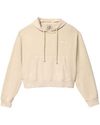 Camper - Logo-embroidered Cotton Hoodie - Lyst