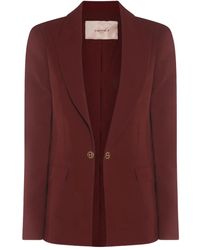Twinset - Blazer con solapas de pico - Lyst