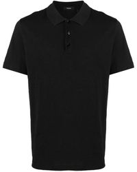 Theory - Polo con botones - Lyst