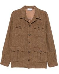 Gran Sasso - Herringbone-Pattern Wool Jacket - Lyst