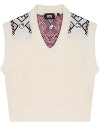 Gcds - X Hello Kitty Argyle Sweater Vest - Lyst