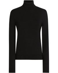 Dolce & Gabbana - Turtleneck Ribbed Jumper - Lyst