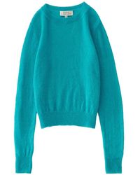 Studio Nicholson - Eyla Ribbed-Trim Sweater - Lyst
