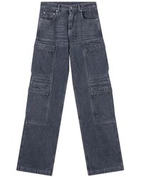 Rick Owens - Washed Cargo Jeans - Lyst