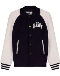 Barrow - Chaqueta Varsity Con Logo Estampado - Lyst