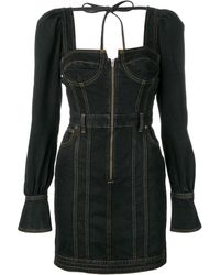 Self-Portrait Bustier-Minikleid - Schwarz