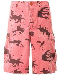 HELLSTAR - Camouflage-Print Cargo Shorts - Lyst