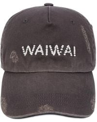 OPEN YY - Trucker Distressed Embroidered Cap - Lyst