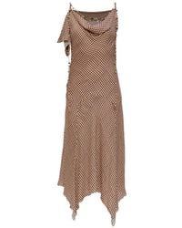 KNWLS - Tess Asymmetrische Jurk - Lyst