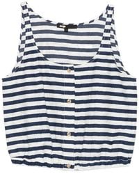 Maje - Top Sin Mangas A Rayas - Lyst