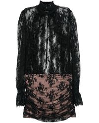 retroféte - Lace Draped Mini Dress - Lyst