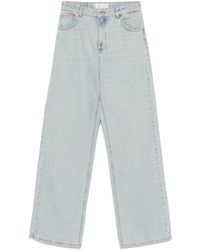 Blumarine - Logo-Embroidered Jeans - Lyst