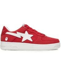 A Bathing Ape - Bape Sta Low Suede Sneakers - Lyst