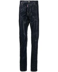 DSquared² - Cool Guy Crystal-embellished Slim-leg Jeans - Lyst