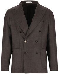 Tagliatore - Double-Breasted Patch-Pocket Blazer - Lyst