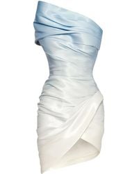 Oscar de la Renta - Ombré-Effect Lamé Mini Dress - Lyst