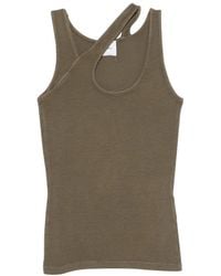 Halfboy - Ribbed Cut-Out Tank Top - Lyst
