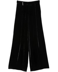 Peserico - Pantalon Palazzo En Velours - Lyst