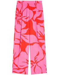 Dries Van Noten - Floral Tailored Pants - Lyst