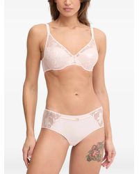Chantelle - Floral-Lace Underwired Bra - Lyst