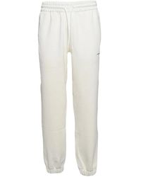 MSGM - Pantalones De Chándal Con Logo Bordado - Lyst