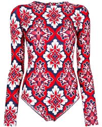 LaDoubleJ Palazzo Rosso Swimsuit - Rood