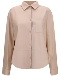 Loewe - Camisa De Ante Con Botones - Lyst