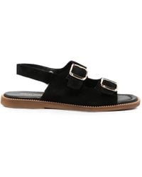 SERGIO MORETTI FIRENZE - Buckle-Fastening Slingback Sandals - Lyst